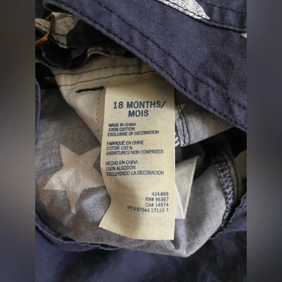 OshKosh B’gosh star overalls - Picture 6 of 7